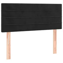 vidaXL Kopfteil Schwarz 90x5x78/88 cm Samt