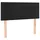 vidaXL Kopfteil Schwarz 90x5x78/88 cm Samt