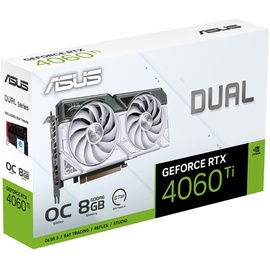 Asus Dual GeForce RTX 4060 Ti White OC 8 GB GDDR6 90YV0J42-M0NA00