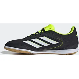 adidas Fußballschuh ADIDAS PERFORMANCE "COPA COURT CLUB INDOOR", Damen, Gr. 48, core schwarz, cloud weiß, lucid lemon, Synthetik, Textil, Schuhe Fußballschuh, geeignet als Hallenschuhe
