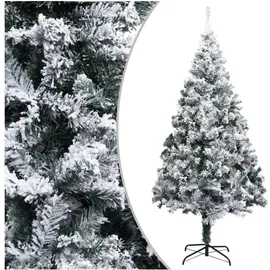 vidaXL Künstlicher Weihnachtsbaum mit Schnee Grün 240 cm
