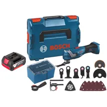 Bosch Gop 18v-34 Professional Akku Multi Cutter 18 V Starlock Plus + 1x Akku 3,0 Ah + 17 Tlg. Zubehör + L-boxx - Ohne Ladegerät