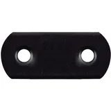 GAH Alberts Flachverb.L.37mm B.16mm S.1,5mm STA schwarz ku.-besch.GAH