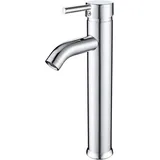 Ulisem Badezimmerarmatur, Waschbeckenarmatur, einstellbares Warm- und Kaltwasser, mit 60 cm langem Wasserzulaufschlauch