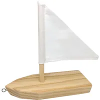 Pebaro Holzbauset Jolle zum Zusammenbauen und Bemalen