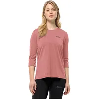 Jack Wolfskin Crosstrail 3/4 W T-Shirt, Mineral Red, XL