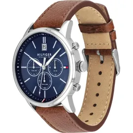 Tommy Hilfiger Kyle Blau Leder 42 mm 1791629