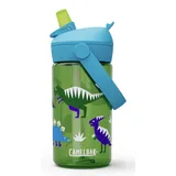 CamelBak Thrive Flip Straw Kids 14OZ Sportflasche – – kindgerechte Größe – einfacher Trinkmechanismus – ideal für unterwegs – Hip Dinos,