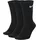 Nike Everyday Lightweight Crew-Trainingssocken Black/White 34-38