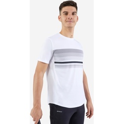 Herren Tennis T-Shirt kurzarm - Essential weiss, weiß, 2XL