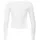 Winshape Functional Light and Soft Cropped Long Sleeve Top AET131LS mit Overlap-Applikation Yoga-Shirt, ivory