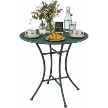 Hti-Living Gartentisch Ivo Metall 55 x 55 x 68 cm Blau