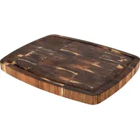 Wadiga Schneidebrett-Set Akazie 1-tlg. 46 x 36 cm Braun