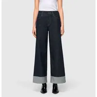 MAC Nevada Superwide Jeans in Rinse-Waschung-D36