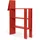Ferm Living Horse Bücherregal 40 x 30 x 180 cm Rot