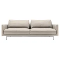 4-Sitzer "CR.414, Designsofa, Loungesofa", beige (grbeige, nat), B:240cm H:91cm T:106cm, CREATION BY ROLF BENZ, Sofas, Wahlweise aus Leder oder Chenille