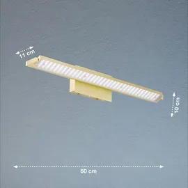 Fischer Leuchten Wandleuchte 20W (B60) dimmbar gelb