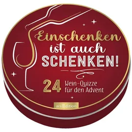 arsEdition Adventskalender in der Dose. Einschenken ist auch schenken!