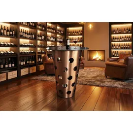 KAWOLA Bartisch VINO 80 cm rund Schwarz