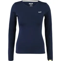 CLN ATHLETICS Damen Shirt Longsleeve Even, Blau, XS