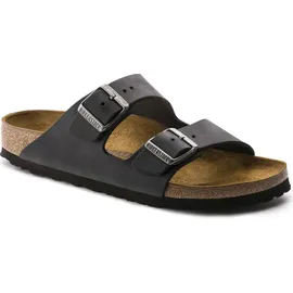 Birkenstock Arizona Nubukleder geölt schwarz 42