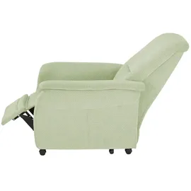 Polstermöbel Oelsa Fernsehsessel Sarah Flachgewebe 91 x 103 x 97 cm Grün elektrisch
