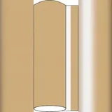 Mank Tischdeckenrolle 120 cm x 25 m Naturbraun