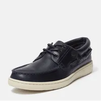 Timberland Mens Boat Shoe dark blue full grain 9.5