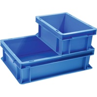 PROMAT Transportbehälter L300xB200xH120mm blau PP Muschelgr.Seitenwände geschl.PROMAT