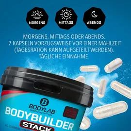 Bodylab24 Bodybuilder Stack Kapseln 210 St.