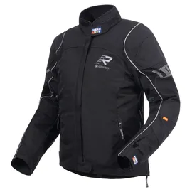 Rukka Traverina Textiljacke Schwarz/Silber 40