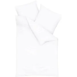 KAEPPEL Uni Mako-Satin weiß 200 x 200 cm + 2 x 80 x 80 cm