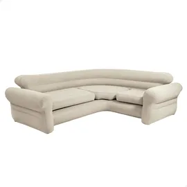 Intex Innen-ecksofa - Beige - 257x203x76 cm