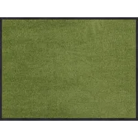 SALONLOEWE Fußmatte waschbar Salbei 60x85 cm Sauberlaufmatte, Fußabtreter außen,