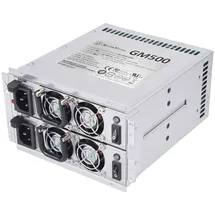 Silverstone GM500-S, Redundantes Mini-Netzteil 80 Plus Silver, 500 W+500W, SST-GM500-S