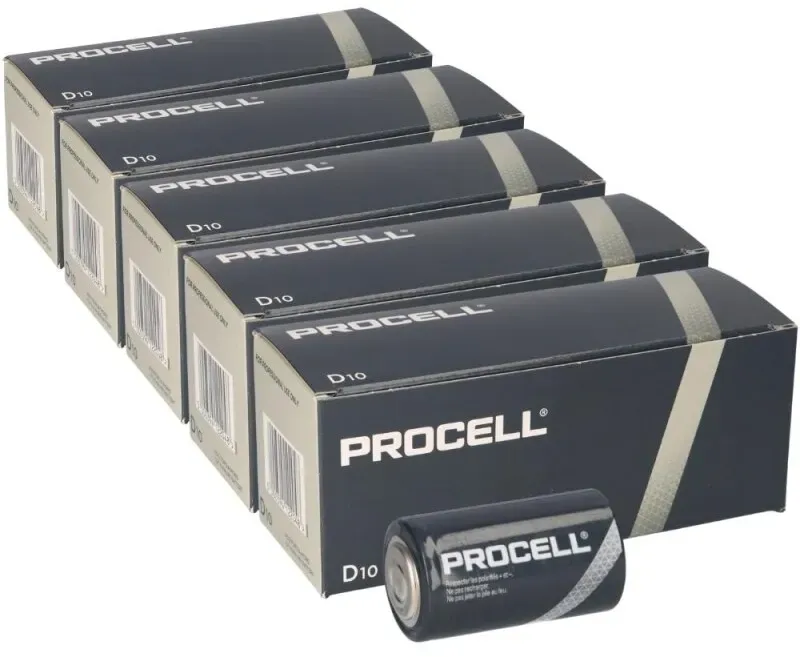 50x Duracell Procell MN1300 Mono Batterie