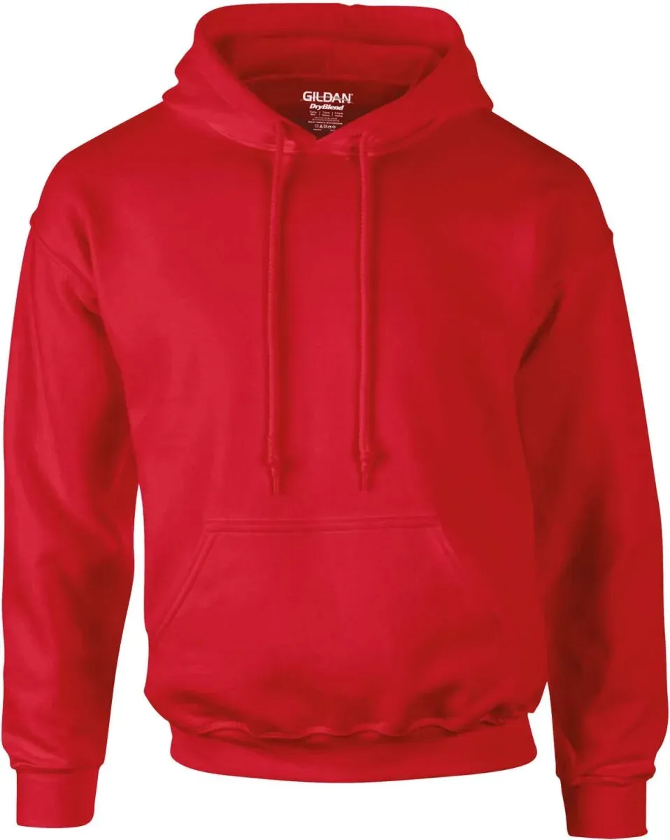 Gildan Herren Dryblend Classic Fit Adult Hooded Sweatshirt Hoodie 12500 red XXL