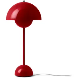&Tradition - FlowerPot Tischleuchte VP3, zinnoberrot