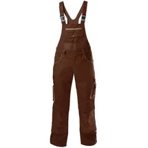 Fortis Latzhose 24, braun/beige,Gr.58