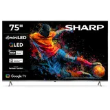 Sharp 75JP7765E QLED Fernseher 75 Zoll Google TV - 4K UHD Smart TV mit Mini-LED, Dolby Vision HDR, Dolby Atmos, Sound by Harman Kardon, Google Assistant und Triple-Tuner, QLED TV (2026)