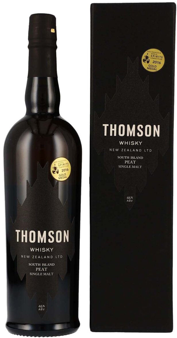 Thomson New Zealand Whisky - South Island Peat - Single Malt Whisky