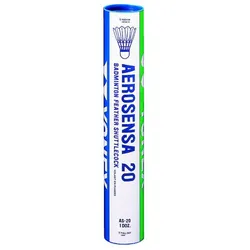 Yonex Badmintonbälle Aerosensa 20 Naturfeder weiss Dose 12er