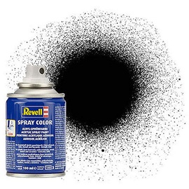 REVELL Spray schwarz seidenmatt 34302