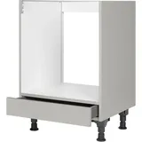 Nobilia Herdumbauschrank Cascada 60 x 58,3 x 87 cm Grau