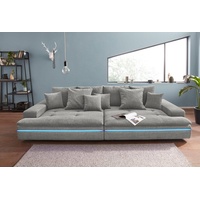 Mr. Couch Big-Sofa »Haiti«, wahlweise mit Kaltschaum (140kg Belastung/Sitz) und AquaClean-Stoff, grau