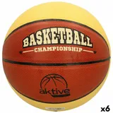 Aktive Basketball Aktive 5 Beige Orange PVC 6 Stück