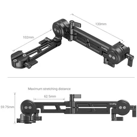 SmallRig 3507 Verstellbare EVF-Halterung mit NATO-Klemme
