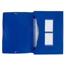 FolderSys Fächermappe DIN A4 blau 1 St.