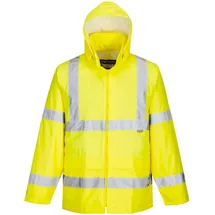 PORTWEST H440 Herren Leichte Wasserdichte Hi-Vis Regenjacke Gelb, 4XL