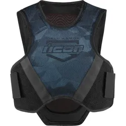 Icon Field Armor Softcore Protektorenweste, schwarz-blau, Größe 2XL 3XL für Männer